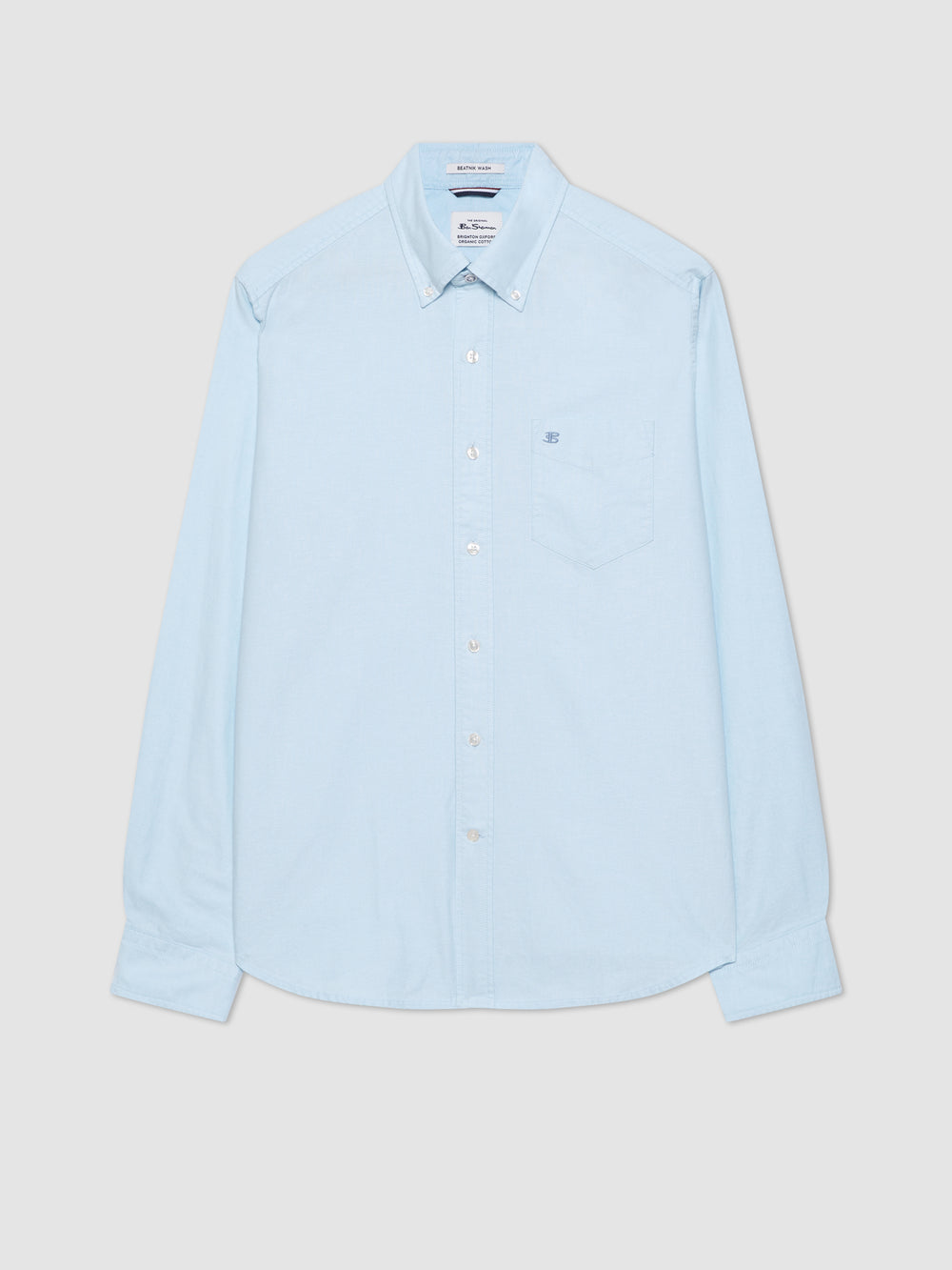 Chemises Ben Sherman Brighton Oxford Organic Bleu | FUH-96599107